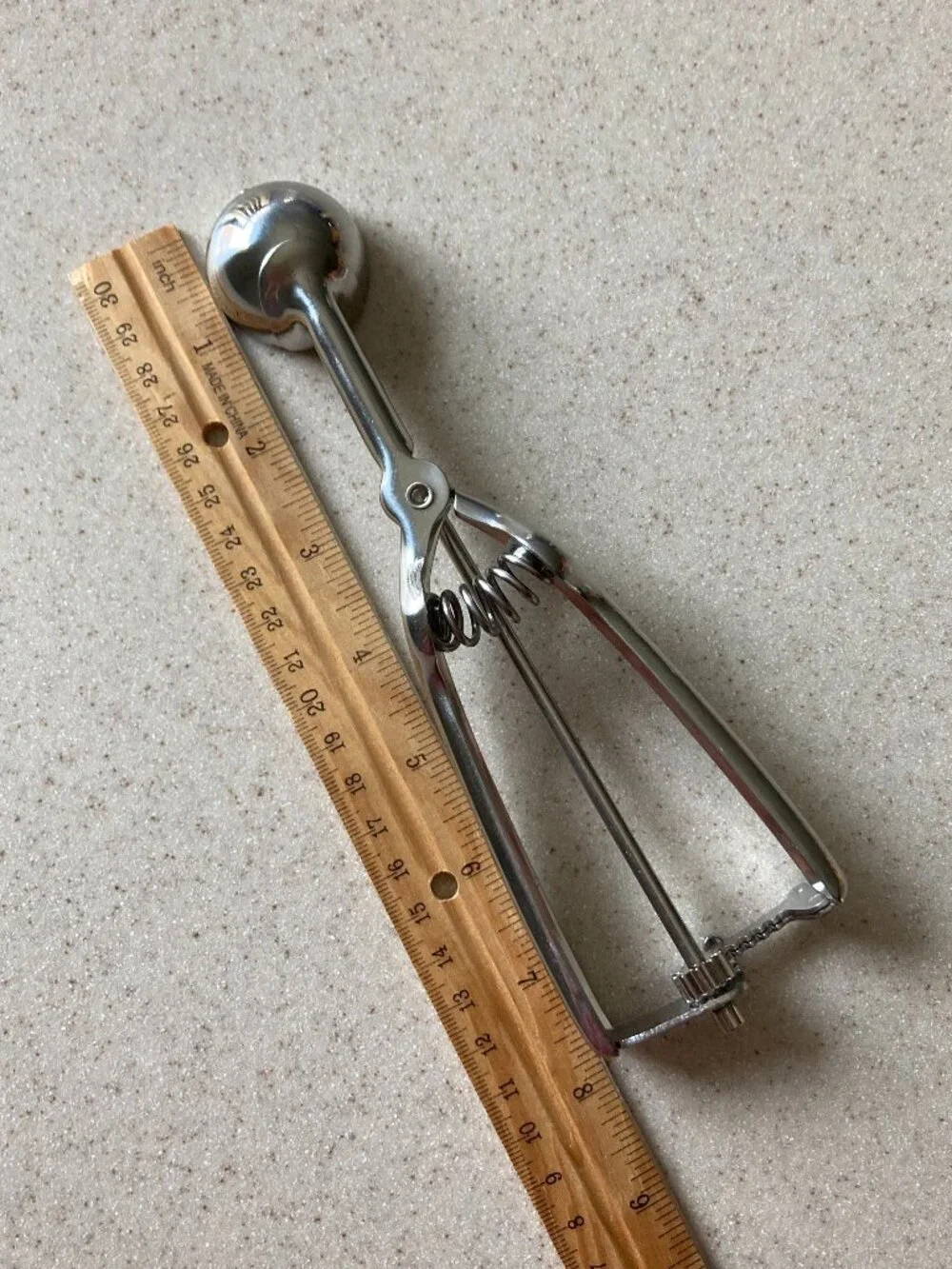 NIB The Pampered Chef Small Stainless Steel Scoop - 1 Tablespoon